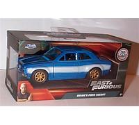 Fast & Furious Brians Ford Escort Blue 1-32 Diecast model New Jada 97188 FF Box