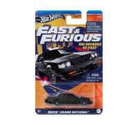 Fast Furious Car Model Buick Grand National Scale 1:64 8cm Hot Wheels HRW43