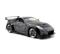Fast & Furious D.K.'s 2006 fits Nissan 350Z Hard Top, Grey with Black - JADA 97172 - 1/24 Scale Diecast Model Toy Car