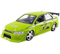 Fast Furious Diecast Model Mitsubishi Lancer VII Green Brian Scale 1/24 Jada