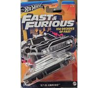 Fast Furious Model Car EL CAMINO 67 ARMORED Scale 1:64 8cm Hot Wheels HRW41