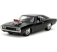 Fast Furious Model Dodge Charger 1970 Black Glossy Dom 22Cm 1:24 Original Jada