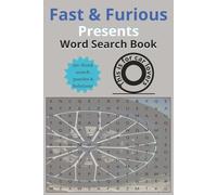 Fast & Furious presents Word Search Book: 50+ Word Search puzzles & solutions for all ages | This is for people who loves cars | 6x9 inches, 110 pages