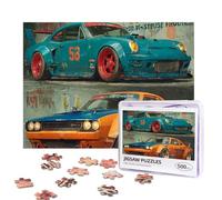 Fast Furious Puzzles 500 Pieces Personalized Jigsaw Puzzles Photos Puzzle with Storage Bag Challenging Picture Puzzle for Adults Home Decor Wedding (52x38 CM)