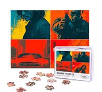 Fast Furious Puzzles 500 Pieces Personalized Jigsaw Puzzles Photos Puzzle with Storage Bag Challenging Picture Puzzle for Adults Home Decor Wedding (52x38 CM)