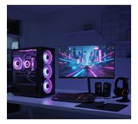 Fast Gaming PC Bundle Core i5 16GB RAM 1TB & 128GB SSD 4GB GT1030 22''