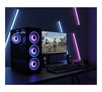Fast Gaming PC Bundle Core i5 16GB RAM 1TB & 128GB SSD 4GB GT1030 22'' + Speakers