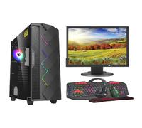Fast Gaming PC Bundle:Intel Core 13"/8GB RAM/ 500GB HDD + 128GB SSD /GT730 2GB/ Windows 10/ Black Diamond