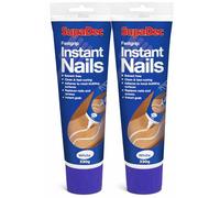 Fast Grab Instant Nails Adhesive 300g - 2 Pack | Solvent Free Instant Grab | Replaces Nails & Screws | Gap Filling, Over-Paintable, Multi-Surface Construction Adhesive