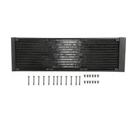 Fast Heat Dissipation PC Heat Exchanger, Computer Water Cooling System, 12 Tubes Design with Built - in Water Separator for Enhanced CPU Cooling, Durable Red Copper Fin and Brass W (360mm)