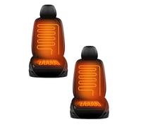 Fast Heated Seat Cushion with Pressure Sensitive Switch, Non-slip Heat Seat Cover for Home, Office Chair Large Heating Area Heated Seat Cover with Full Back Support (2, Black, 50 * 120 cm)