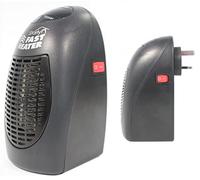 Fast Heater Compact & Portable Electric Heater - 400W Instant Heat Fan with Adjustable Thermostat, 12-Hour Timer, Ideal for Home, Office, Bathroom & Travel