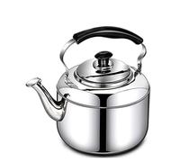 Fast Heating Whistling Tea Kettle - 304 Stainless Steel Stovetop Teapot for All Stovetops - Ergonomic Handle & Safe Pouring Design(4.2 Quart)