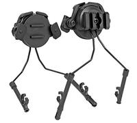 Fast Helmet ARC Rail Adapter Suspension Headphones Bracket Earmuffs Support for 19-21mm Helmet Rail, Accessories for Tactical Headset