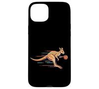 Fast Kangaroo With Soccer Ball Sports Speed Case for iPhone 15 Plus
