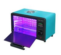 FAST MELT UV Resin Curing Box, 395nm UV Curing Light Station with 36 LED Beads, Auto UV Curing Resin Dryer Timer Setting Digital Display(S/M/H) wit Tray, UV Light for Craft|Jewelry Making|DIY Decor