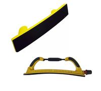 Fast Mover Hand Sanding Board (FMT2096) & Long Sanding Rubbing Block - 70 x 400mm - Flexible Hook & Loop Sanding Set with Dust Extraction Compatibility