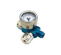 Spray Gun Inline Air Regulator With Gauge - 1/4Bsp Thread. Supplied In Printed Colour Box