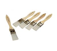 Fast Mover Tools Seam Sealer Brushes, White, Set of 5