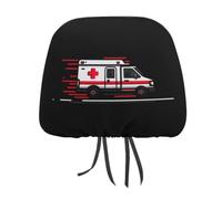 Fast Moving Ambulance Car Headrest Covers Seat Headrests Protector Universal Fit to All Model Accessories 1 PCS