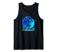 Fast Moving Women’s Soccer Athlete Running Play Tank Top