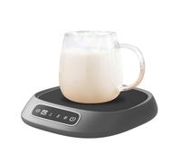 Fast Mug Warmer, 3 Temp Settings & 8 Timer, Coffee Cup Warmer Plate for Desk Auto Shut Off, Cup Heated Coaster for Home Office Coffee, Tea, Milk