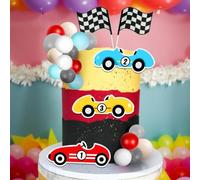 Fast One Cake Topper Race Car Birthday Cake Decorations