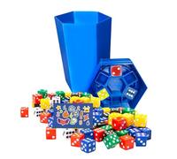 Fast Paced Dice,Family Gathering Table Toy | Strategic Interactive Dice Game for Beach Outdoor Teen Party Camping Team Building Dorm Wedding Travel Kids Classroom Road Trip