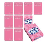 Fast-Paced Word Game, Family Party Card System, Compact Vocabulary Challenge Design, Creative Paper Cards Game Set, Portable Educational Word Toy, Portable Vocabulary Toy, Travel Use