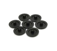 Fast-Pak Vp0829 Pozi High Quantity Push On Screw Cover Cap Black 50 Items/pack