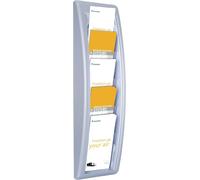 Fast Paper 710793 Quick Fit Literature Holder Wall-mount 5 x 1/3xA4 Pocket W181x