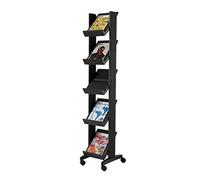 Fast Paper - Corner Mobile Literature Display Black