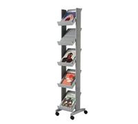 Fast Paper Mobile Literature Display Silver