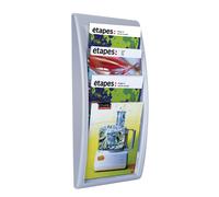 Fast Paper Fast Paper Quick Fit Wall Display Literature Holder A4 Silver
