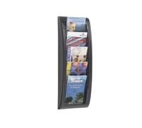 Fast Paper Quick Fit System Wall Display 5 X A5 Black F406301