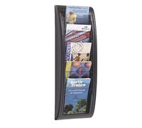 Fast Paper Quick Fit System Wall Display 5 x A5 Black F406301 FINCHLEY Free Pen