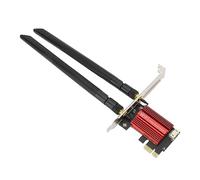 Fast PCIe BT4.2 Network Card Dual Antenna WiFi Adapter for 7 8 10 11, 1200Mbps Wireless Network Card for Gaming Enthusiasts