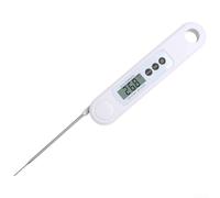 Fast-Reading Waterproof Digital Meat Thermometer for Cooking Grilling Baking Candy Making Foldable Compact Design for Home and Outdoor Applications (-box (English))