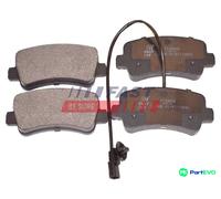 FAST REAR DISC BRAKE BRAKE PAD SET FT29538