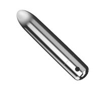 Fast Receive Personal Bullet Masage Tool Travel Pocket Mini Size Soft Toys for Women Pleasure, 10 Modes Waterproof Bullet Tool Powerful Mini Stick for Body Muscle Neck Back Relax (Silver)