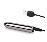 Fast Receive Waterproof Bullet Tool Silicone Soft Smooth Bullet Toys Quiet 10 Modes for Women Pleasure, Personal Bullet Setting Powerful Mini Stick Travel Pocket Small Size (Silver)