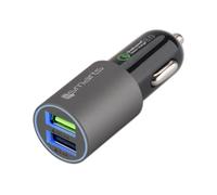 Fast Recharging Car Power supply - 6A 2 USB Ports - 4Smarts