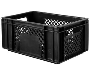 FAST RIDER Fietskrat Bicycle Crate - Black, 1 count