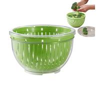 Fast Salad Cutting Bowl,Storage Bowl Lid Fruit Washer Cutter Salad Cutter - Storage Vegetable Holder Food Grade Veggie Chopper for
