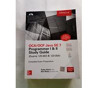 FAST SHIP - SIERRA BATES 1e OCA/OCP Java SE 7 Programmer I & II Study Guide
