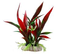 fast-shop Plastic Aquarium Plants - Fish Tank Decoration Artificial Water Plant - Aquarium Ornaments Decor - Grass Red