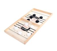Fast Sling Puck Game with 5 Each of Black and White Chess Pieces Wooden Parent-Child Interactive Chess Board Toy Table Game for Adults Kids Home Camping, Sling Puck, Christmas Decor