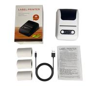 Fast Speed Cordless Miniature Thermals Sticker Printer For Barcodes Organization Inventory Management USB C Charging Small Business Label Printer