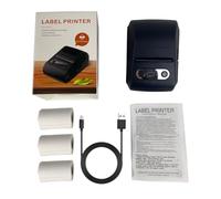Fast Speed Cordless Miniature Thermals Sticker Printer For Barcodes Organization Inventory Management USB C Charging Small Business Label Printer