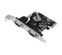 Fast Speed PCIe To 2 Port RS232 Serials Card 9 Pin Connectors For Printers Debug Tools And Industrial Equipment PCIe To Port Card
